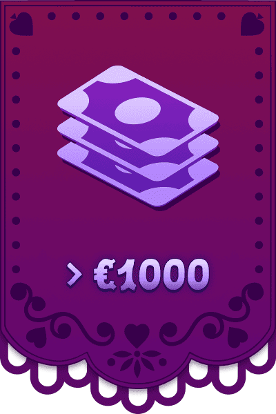 Make deposits over €1,000