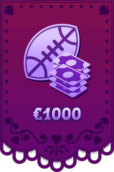 Place a €1,000 bet on Sports