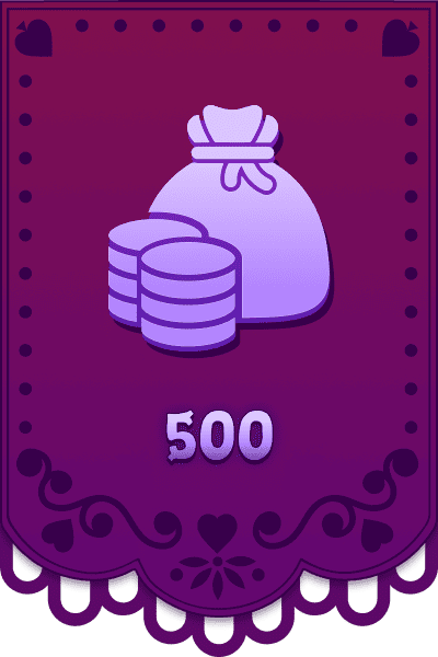 Accumulate 500 coins